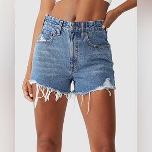 COTTON ON Denim High Rise Mom Shorts NWT